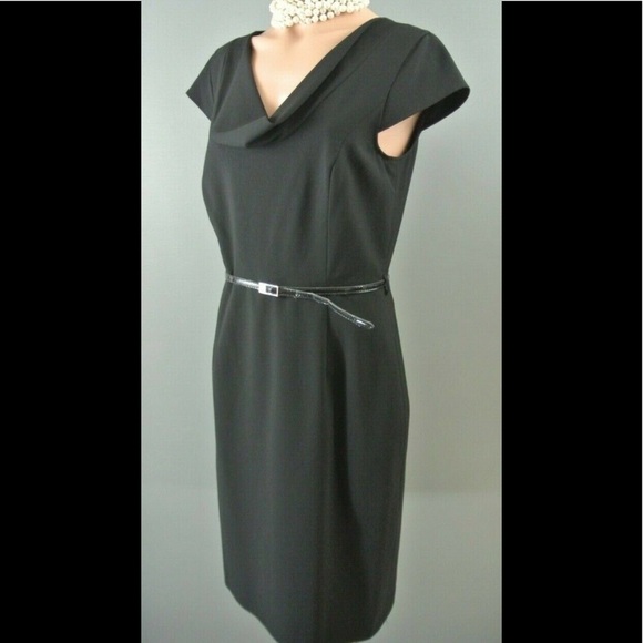 NWOT CALVIN KLEIN Cap Sleeve Sheath Career Dress - Picture 2 of 5